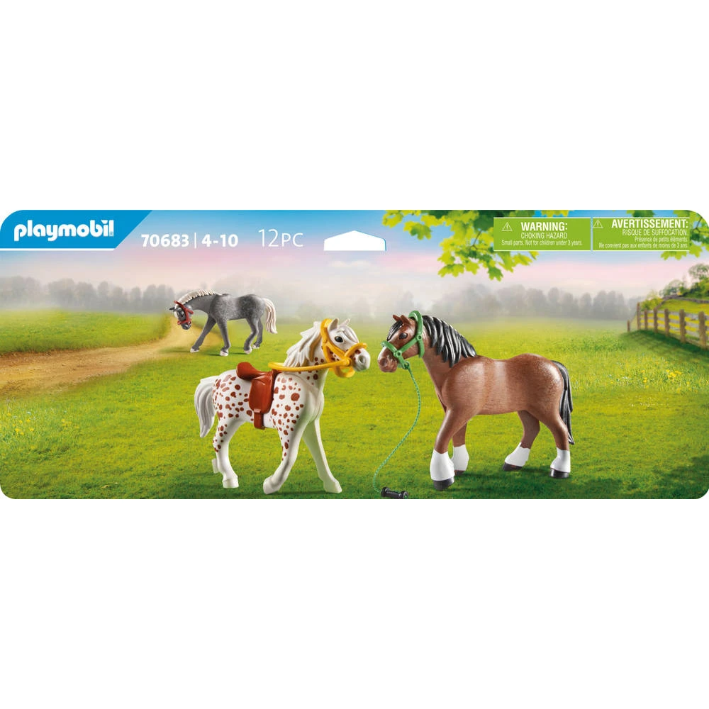 PLAYMOBIL Country 3 Paarden 70683 2 PLAYMOBIL Country 3 Paarden 70683 - Afbeelding 2