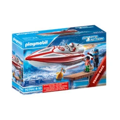 PLAYMOBIL Speedboot Met Onderwatermotor 70744