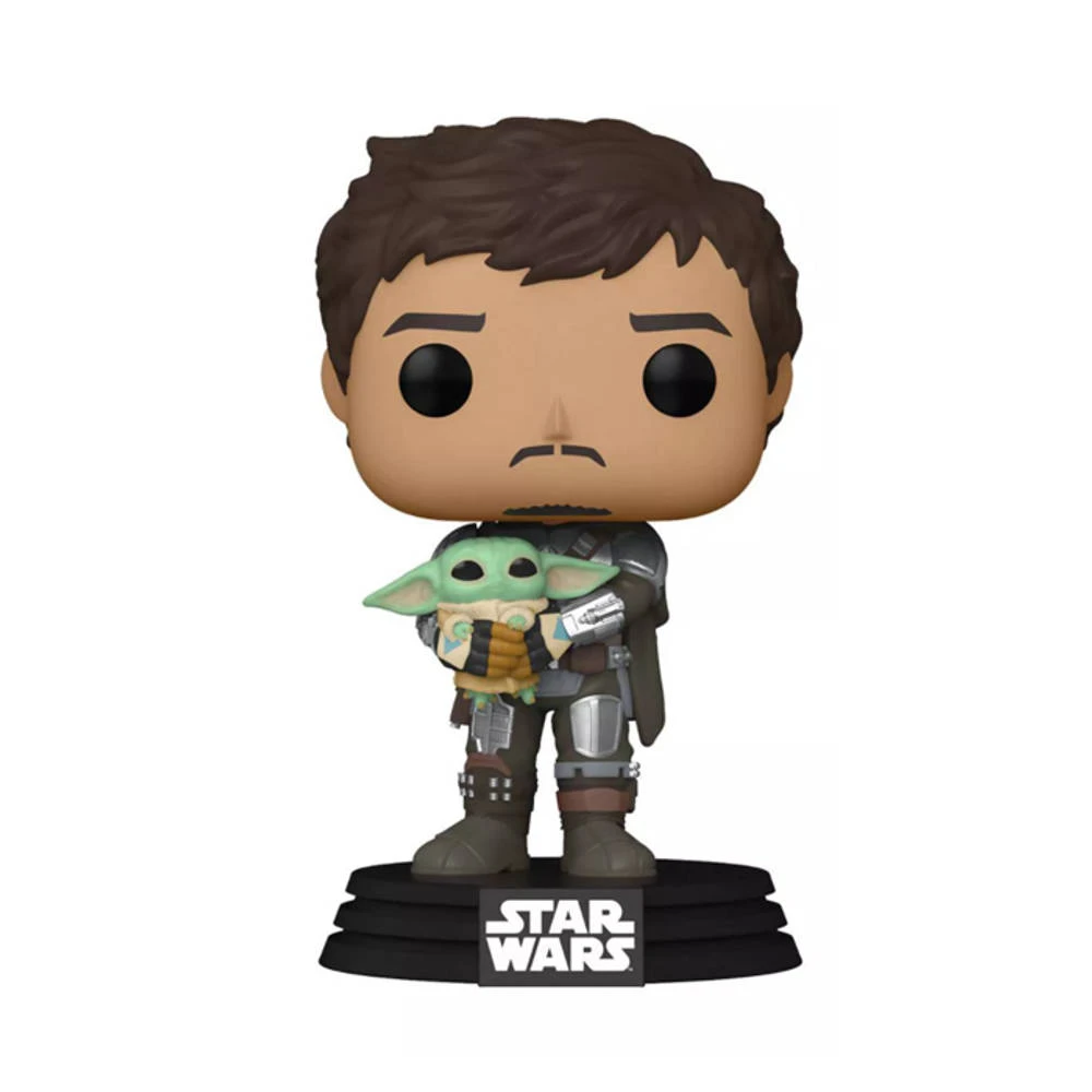 Funko Pop! Figuur Star Wars: The Mandalorian Draagt The Child 2 Funko Pop! Figuur Star Wars: The Mandalorian Draagt The Child - Afbeelding 2