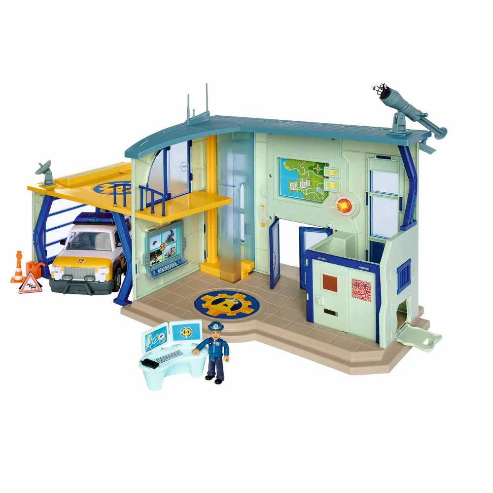 SIMBA Brandweerman Sam Politiebureau Met Figuur 1 SIMBA Brandweerman Sam Politiebureau Met Figuur