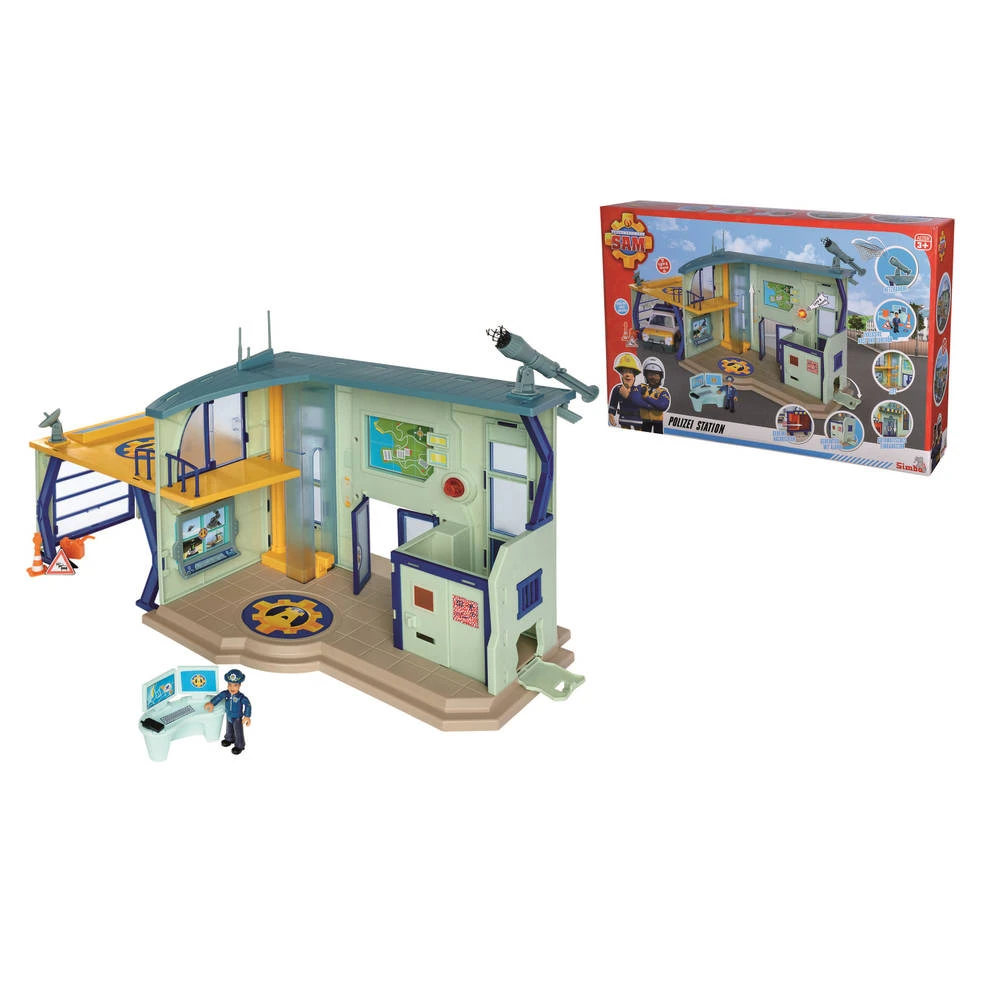 SIMBA Brandweerman Sam Politiebureau Met Figuur 2 SIMBA Brandweerman Sam Politiebureau Met Figuur - Afbeelding 2