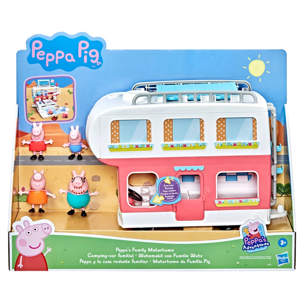 Hasbro Peppa Pig Camper + Accessoires 2 Hasbro Peppa Pig Camper + Accessoires - Afbeelding 2