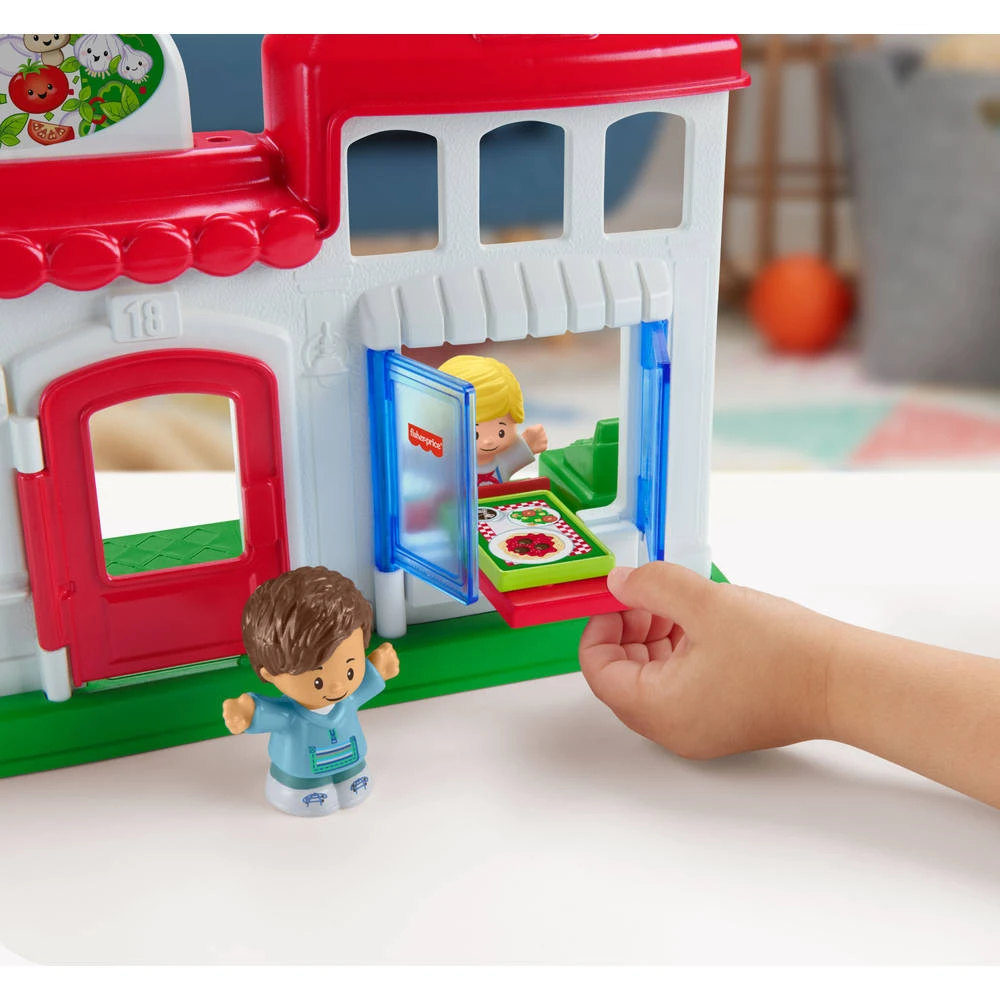 Fisher Price Fisher-Price Little People Pizzeria Blij Bezorgd 3 Fisher Price Fisher-Price Little People Pizzeria Blij Bezorgd - Afbeelding 3
