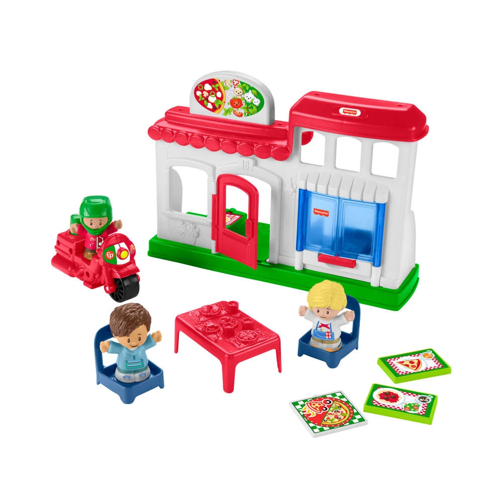 Fisher Price Fisher-Price Little People Pizzeria Blij Bezorgd 1 Fisher Price Fisher-Price Little People Pizzeria Blij Bezorgd