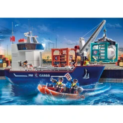 PLAYMOBIL City Action Cargo Groot Containerschip Met Douaneboot 70769 -Kinderspeelgoedwinkel 1989308 cb5c802f
