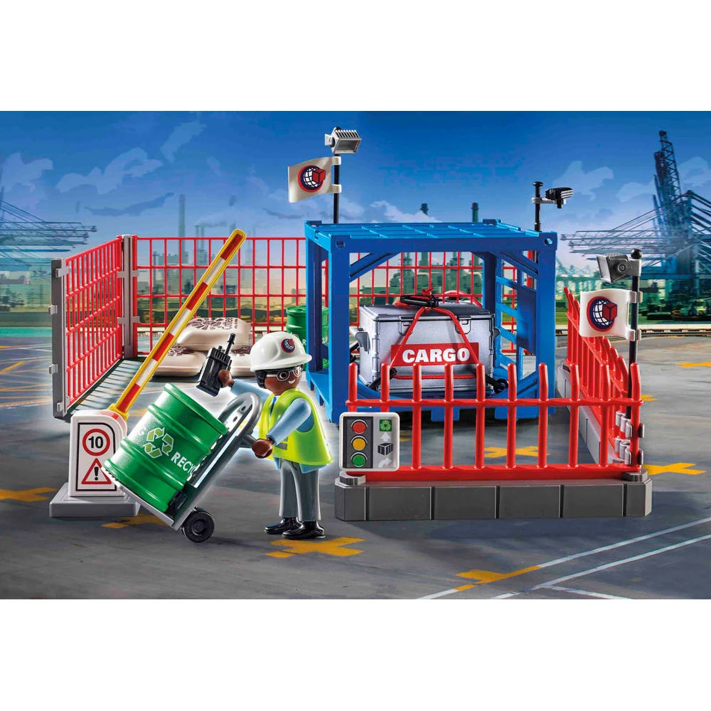PLAYMOBIL City Action Cargo Goederenmagazijn 70773 2 PLAYMOBIL City Action Cargo Goederenmagazijn 70773 - Afbeelding 2