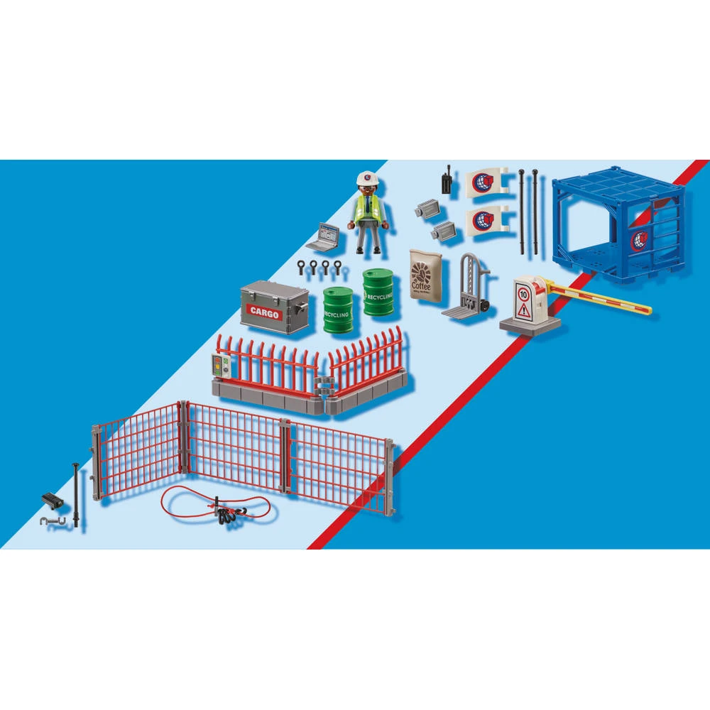 PLAYMOBIL City Action Cargo Goederenmagazijn 70773 5 PLAYMOBIL City Action Cargo Goederenmagazijn 70773 - Afbeelding 5