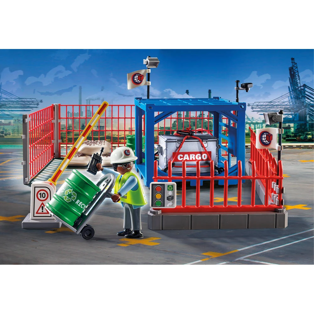 PLAYMOBIL City Action Cargo Goederenmagazijn 70773 6 PLAYMOBIL City Action Cargo Goederenmagazijn 70773 - Afbeelding 6