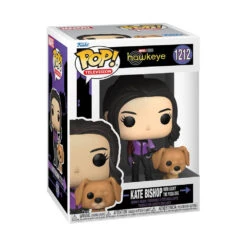 Funko Pop! Figuur Marvel Studios Hawkeye Kate Bishop Met Lucky The Pizza Dog