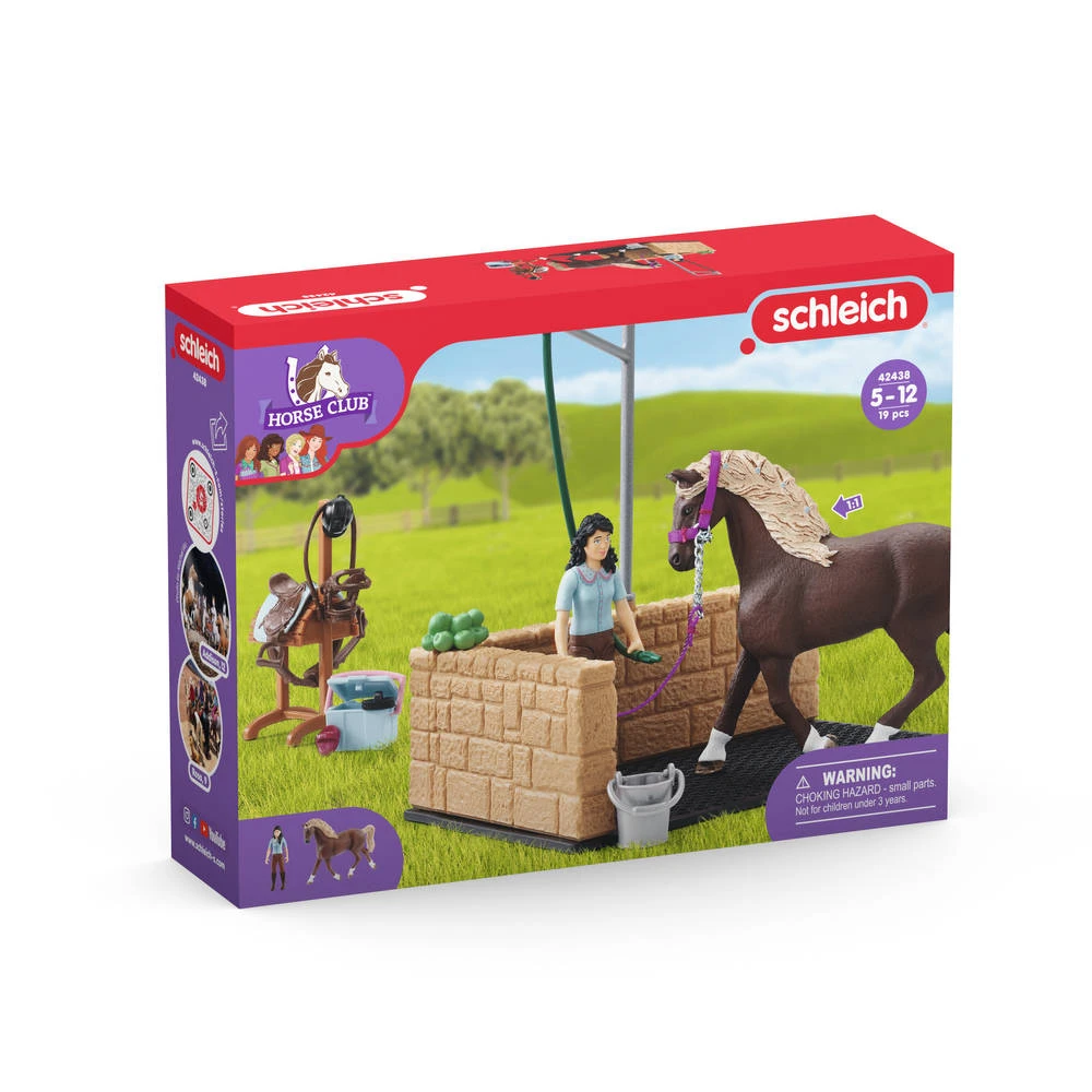 Schleich HORSE CLUB Paarden Wasplaats Met Emily En Luna 42438 1 Schleich HORSE CLUB Paarden Wasplaats Met Emily En Luna 42438