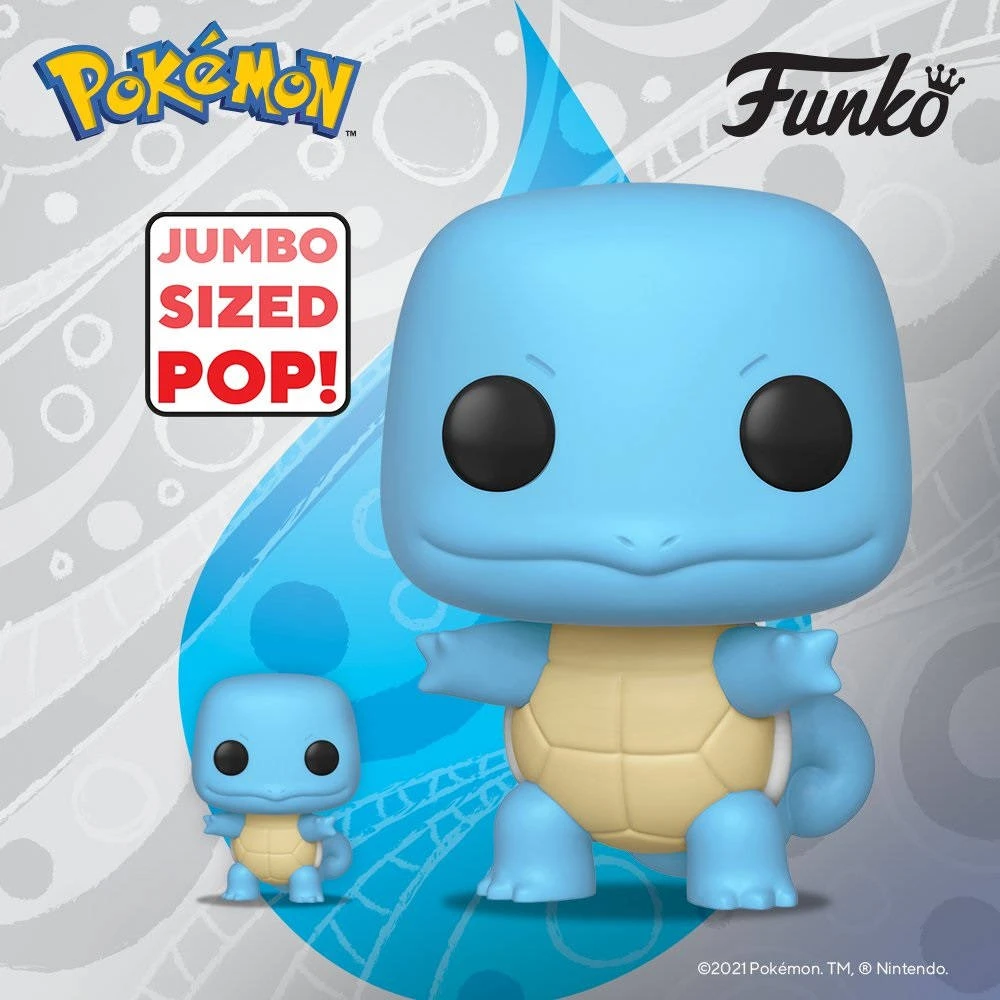 Funko Pop! Figuur Pokémon Squirtle - 25 Cm 2 Funko Pop! Figuur Pokémon Squirtle - 25 Cm - Afbeelding 2