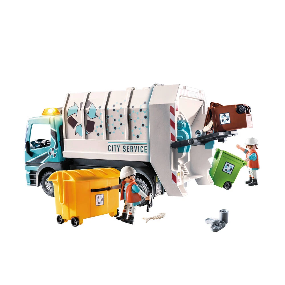 PLAYMOBIL Vuilniswagen Met Knipperlicht 70885 6 PLAYMOBIL Vuilniswagen Met Knipperlicht 70885 - Afbeelding 6