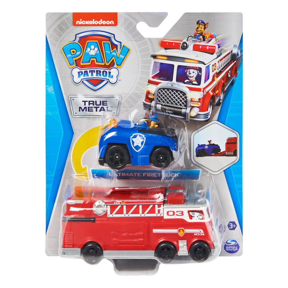 SPIN MASTER PAW Patrol True Metal Team Brandweerwagen 2 SPIN MASTER PAW Patrol True Metal Team Brandweerwagen - Afbeelding 2