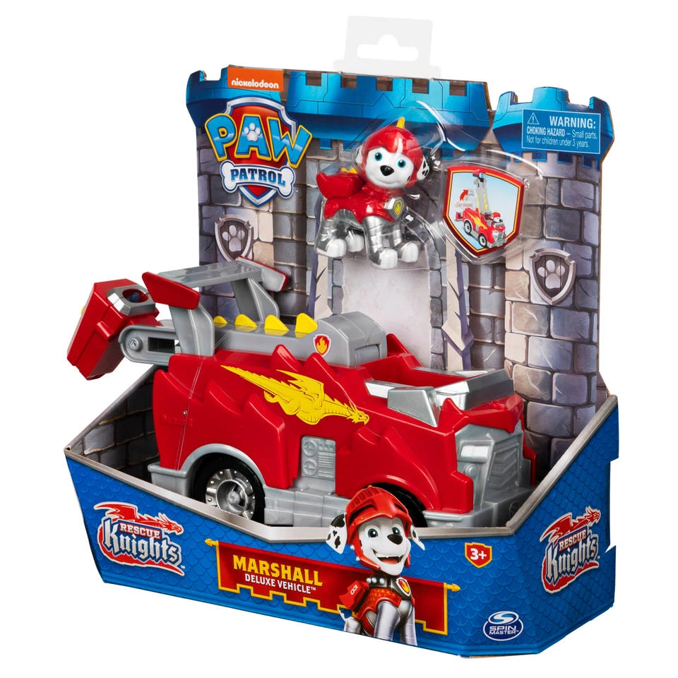 SPIN MASTER PAW Patrol Rescue Knights Voertuig Marshall 1 SPIN MASTER PAW Patrol Rescue Knights Voertuig Marshall