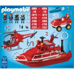 Playmobil City Action Brandweerset Met Onderwatermotor 9503 -Kinderspeelgoedwinkel 1991247 34ea2660