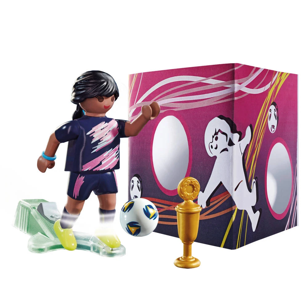 PLAYMOBIL SpecialPLUS Voetbalster Met Doelmuur 70875 2 PLAYMOBIL SpecialPLUS Voetbalster Met Doelmuur 70875 - Afbeelding 2