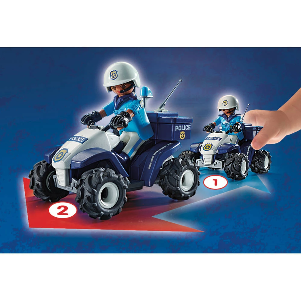 PLAYMOBIL City Action Politie Speed Quad 71092 3 PLAYMOBIL City Action Politie Speed Quad 71092 - Afbeelding 3