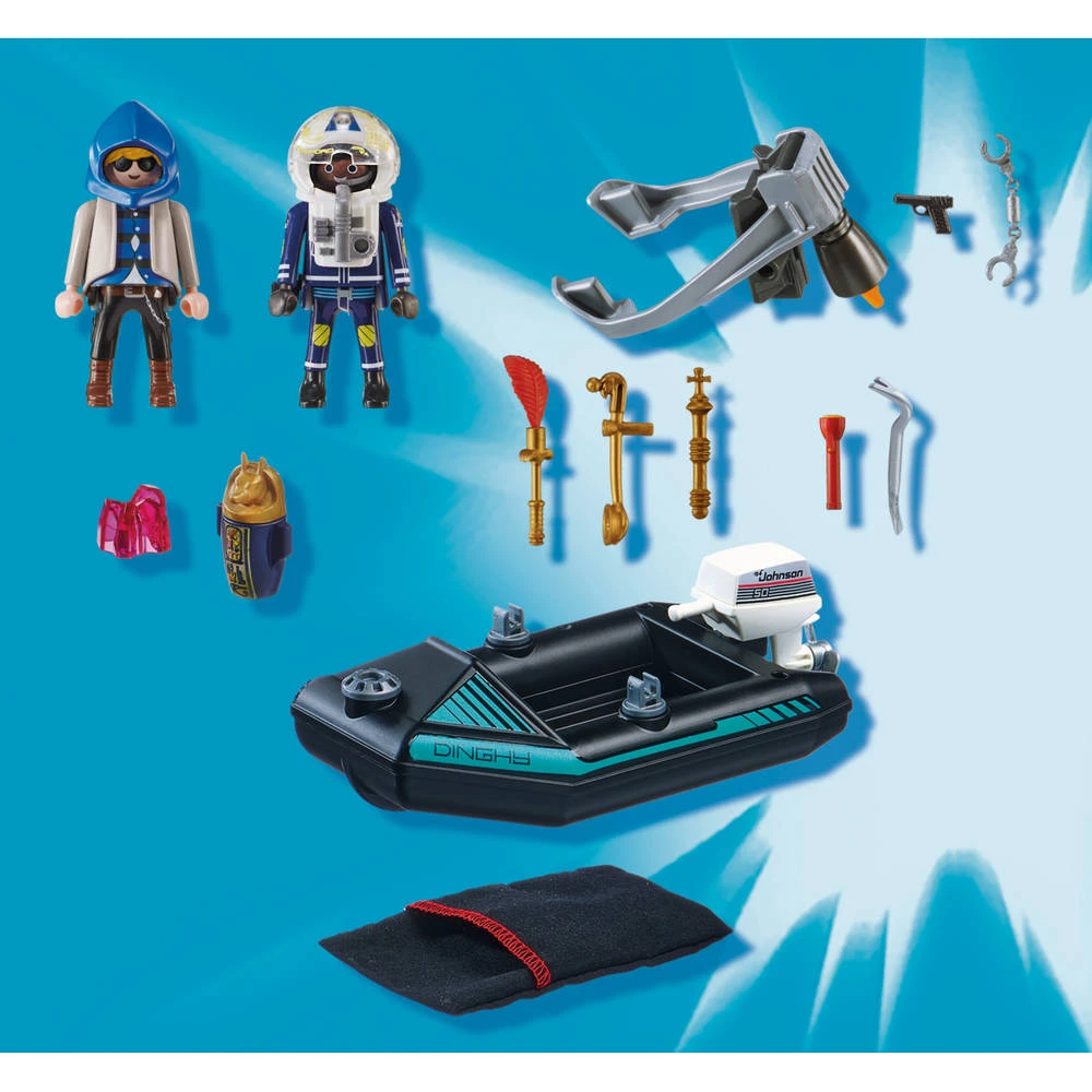 PLAYMOBIL City Action Politie Jetpack Arrestatie Van De Kunstdief 70782 6 PLAYMOBIL City Action Politie Jetpack Arrestatie Van De Kunstdief 70782 - Afbeelding 6