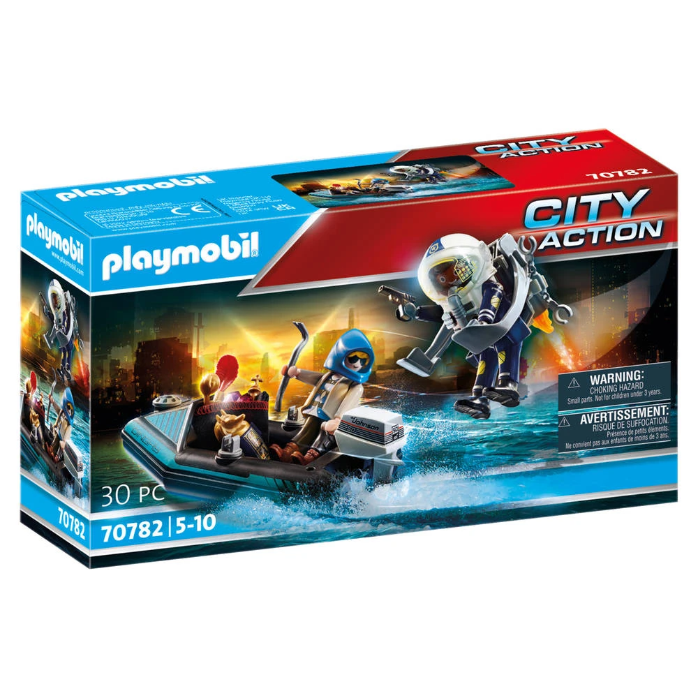 PLAYMOBIL City Action Politie Jetpack Arrestatie Van De Kunstdief 70782 1 PLAYMOBIL City Action Politie Jetpack Arrestatie Van De Kunstdief 70782