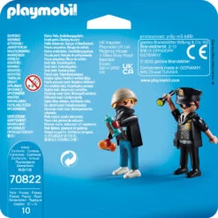 PLAYMOBIL DuoPack Politieagent En Graffiti Spuiter 70822 -Kinderspeelgoedwinkel 1991426 2419d489