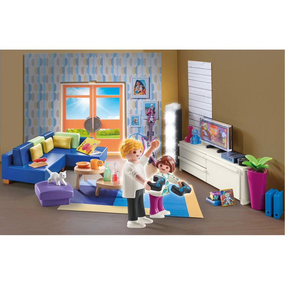 PLAYMOBIL City Life Woonkamer 70989 4 PLAYMOBIL City Life Woonkamer 70989 - Afbeelding 4