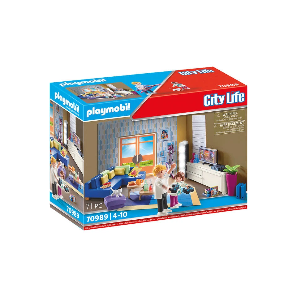 PLAYMOBIL City Life Woonkamer 70989 1 PLAYMOBIL City Life Woonkamer 70989