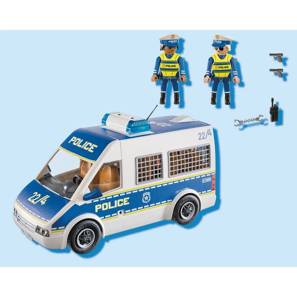 PLAYMOBIL City Action Politieauto Met Licht En Geluid 70899 4 PLAYMOBIL City Action Politieauto Met Licht En Geluid 70899 - Afbeelding 4