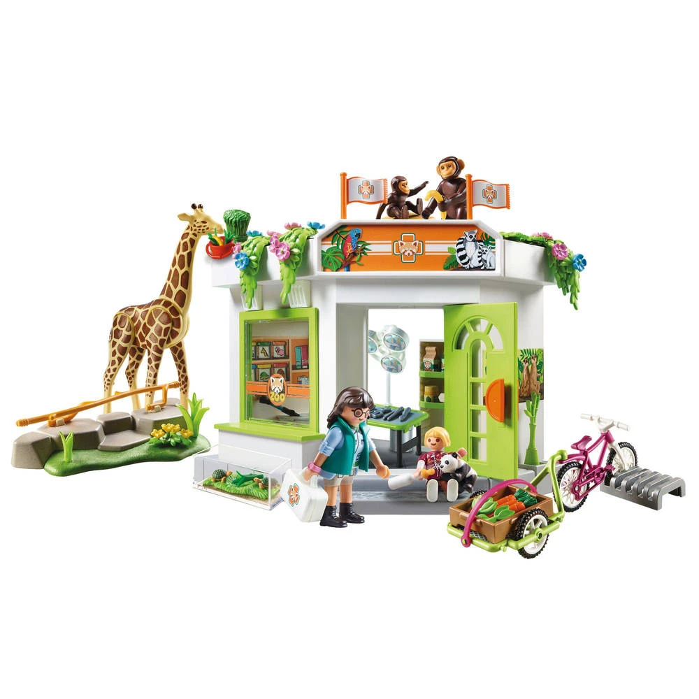 PLAYMOBIL Family Fun Dierenartspraktijk In De Dierentuin 70900 2 PLAYMOBIL Family Fun Dierenartspraktijk In De Dierentuin 70900 - Afbeelding 2