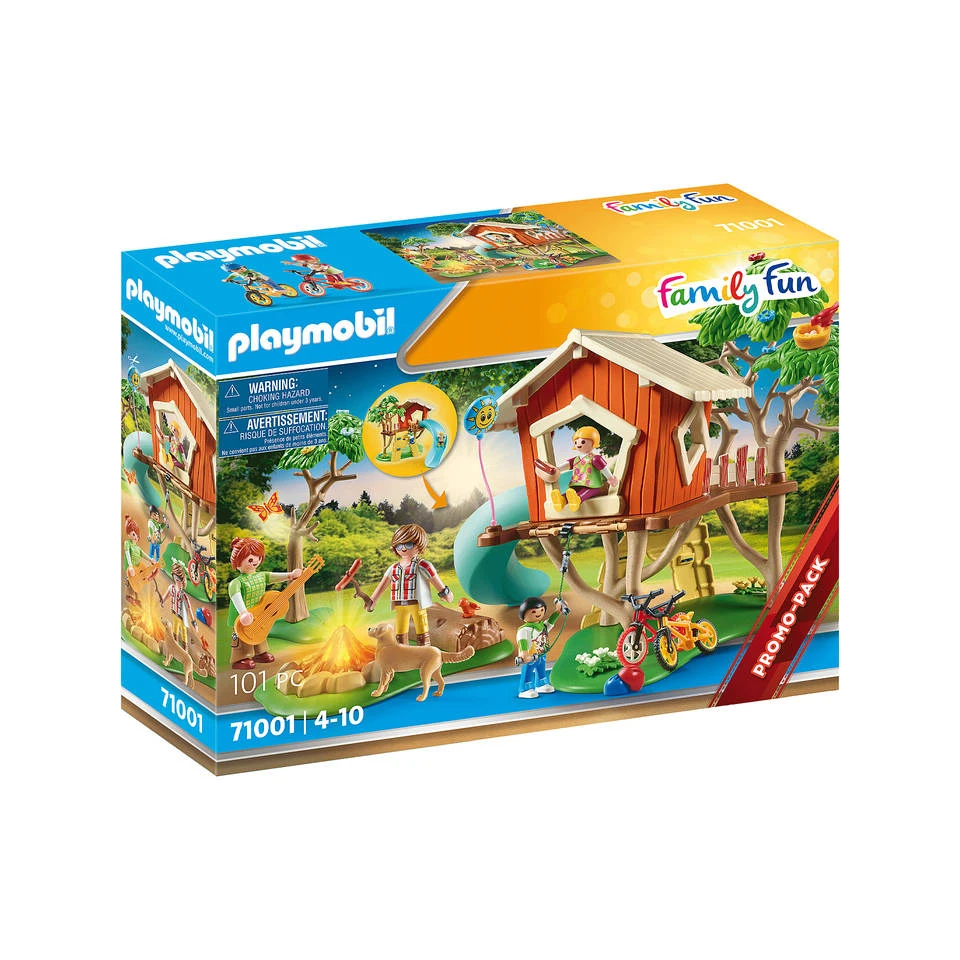 PLAYMOBIL Family Fun Avonturen Boomhut Met Glijbaan 71001 1 PLAYMOBIL Family Fun Avonturen Boomhut Met Glijbaan 71001
