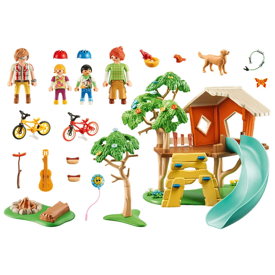 PLAYMOBIL Family Fun Avonturen Boomhut Met Glijbaan 71001 3 PLAYMOBIL Family Fun Avonturen Boomhut Met Glijbaan 71001 - Afbeelding 3