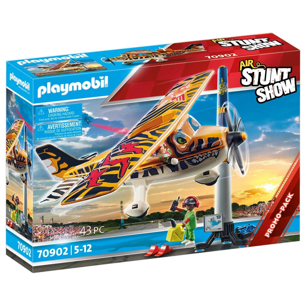 PLAYMOBIL Air Stunt Show Propellervliegtuig Tiger 70902 1 PLAYMOBIL Air Stunt Show Propellervliegtuig Tiger 70902