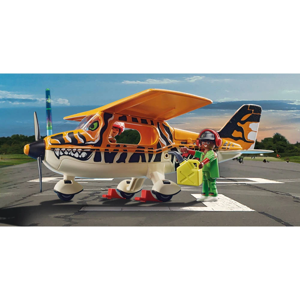 PLAYMOBIL Air Stunt Show Propellervliegtuig Tiger 70902 6 PLAYMOBIL Air Stunt Show Propellervliegtuig Tiger 70902 - Afbeelding 6