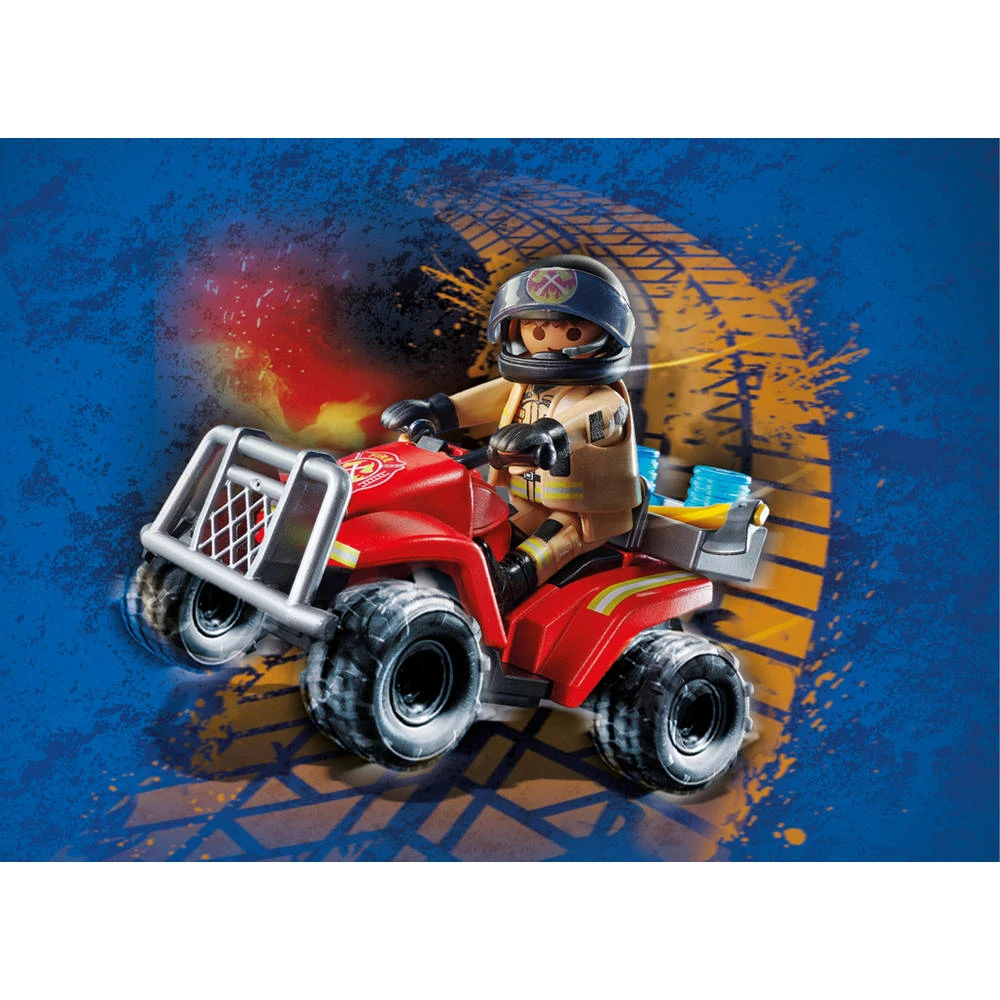 PLAYMOBIL City Action Brandweer Speed Quad 71090 3 PLAYMOBIL City Action Brandweer Speed Quad 71090 - Afbeelding 3