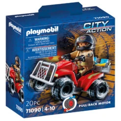 Kinderspeelgoedwinkel 33 PLAYMOBIL City Action Brandweer Speed Quad 71090