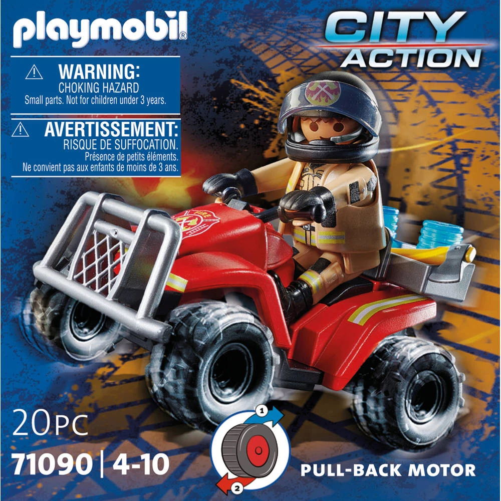 PLAYMOBIL City Action Brandweer Speed Quad 71090 5 PLAYMOBIL City Action Brandweer Speed Quad 71090 - Afbeelding 5
