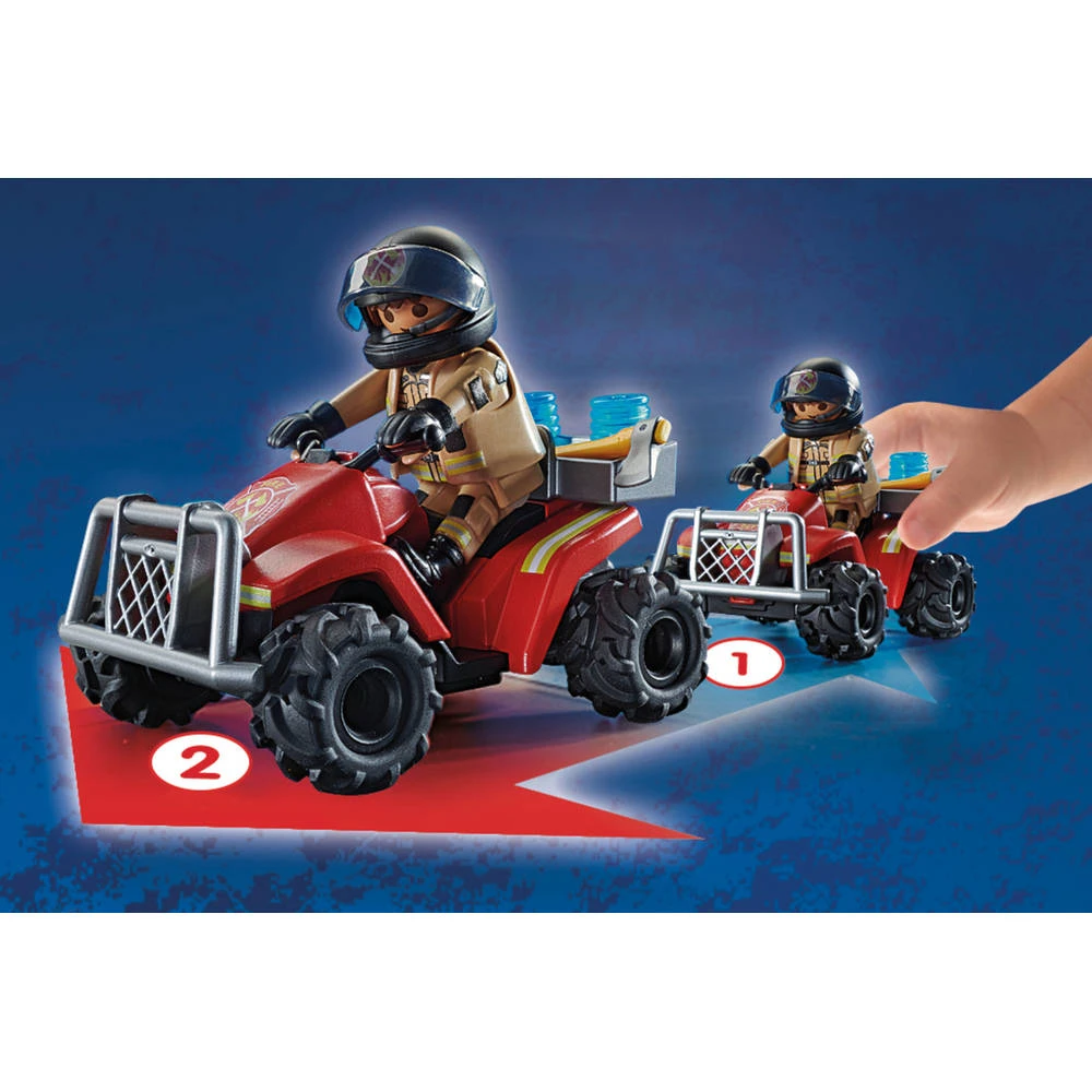 PLAYMOBIL City Action Brandweer Speed Quad 71090 4 PLAYMOBIL City Action Brandweer Speed Quad 71090 - Afbeelding 4