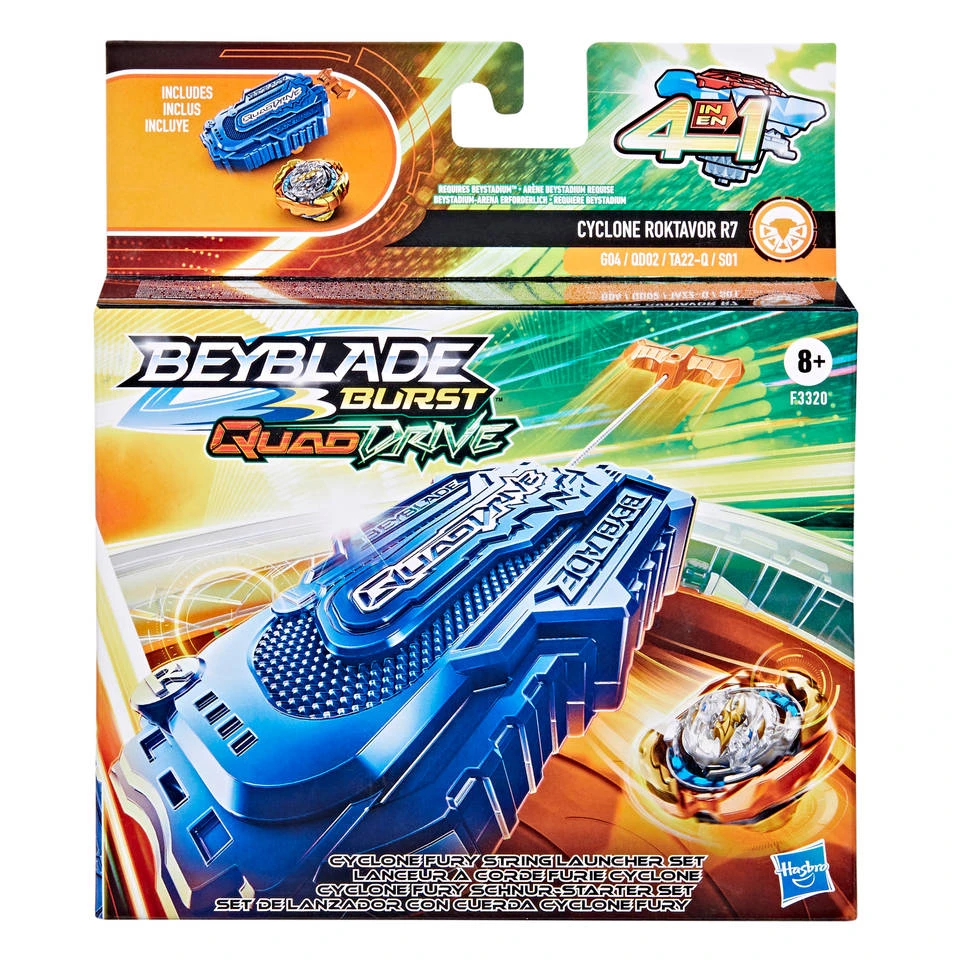 Hasbro Beyblade Cyclone Fury String Launcher Set 2 Hasbro Beyblade Cyclone Fury String Launcher Set - Afbeelding 2