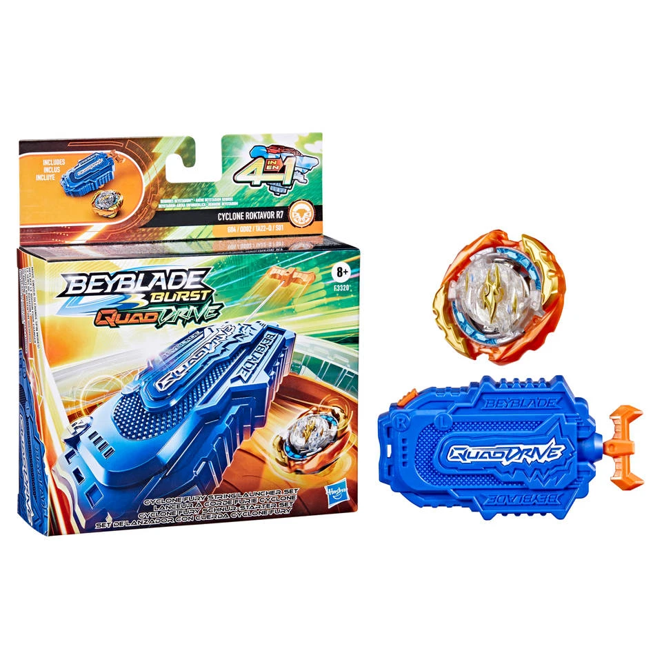 Hasbro Beyblade Cyclone Fury String Launcher Set 1 Hasbro Beyblade Cyclone Fury String Launcher Set