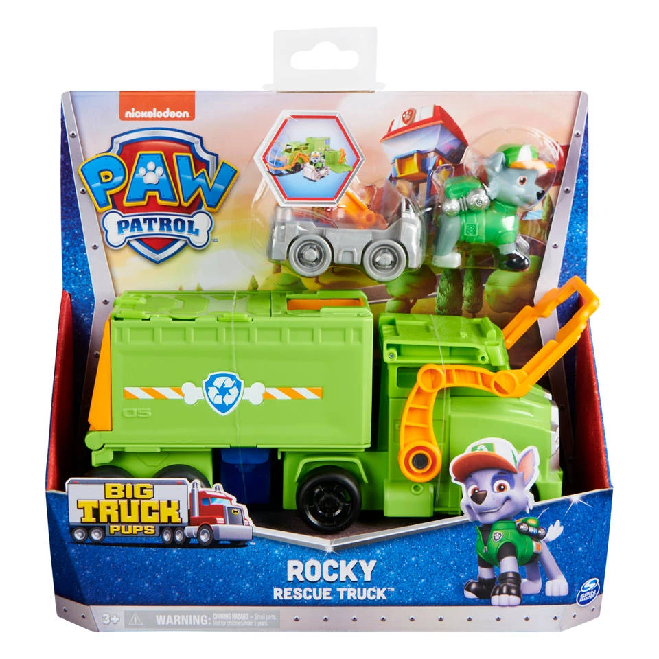 SPIN MASTER PAW Patrol Big Truck Pups Deluxe Vehicle Rocky 2 SPIN MASTER PAW Patrol Big Truck Pups Deluxe Vehicle Rocky - Afbeelding 2