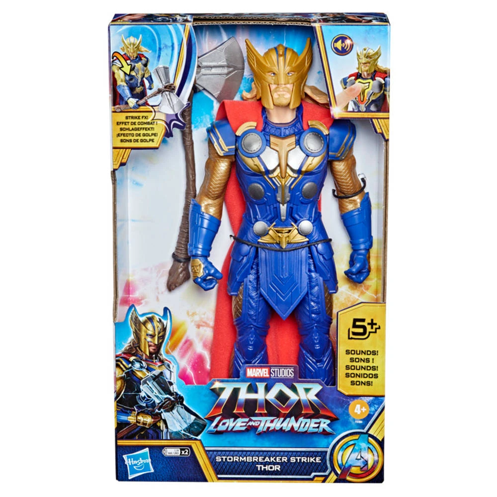 Hasbro Avengers Titan Hero Thor: Love And Thunder Stormbreaker Strike Pop Thor 3 Hasbro Avengers Titan Hero Thor: Love And Thunder Stormbreaker Strike Pop Thor - Afbeelding 3