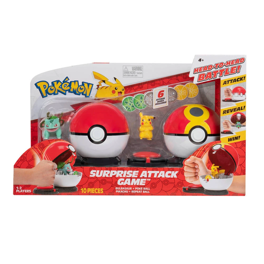 No Brand Pokémon Surprise Attack Poké Ball Battle Game 1 No Brand Pokémon Surprise Attack Poké Ball Battle Game