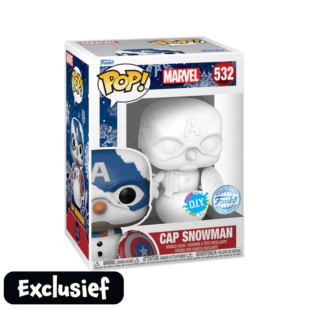 Funko Pop! Figuur Marvel Cap Snowman 1 Funko Pop! Figuur Marvel Cap Snowman