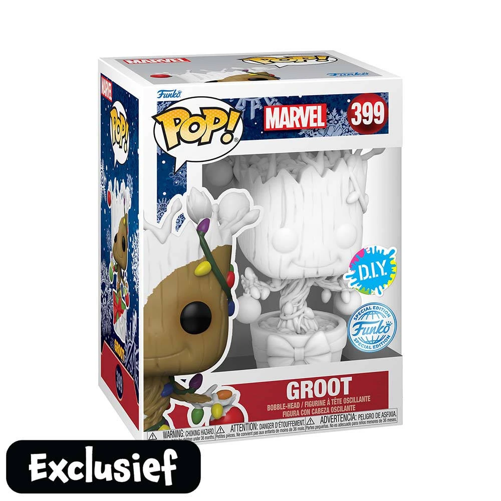 Funko Pop! Figuur Marvel Holiday Groot 1 Funko Pop! Figuur Marvel Holiday Groot