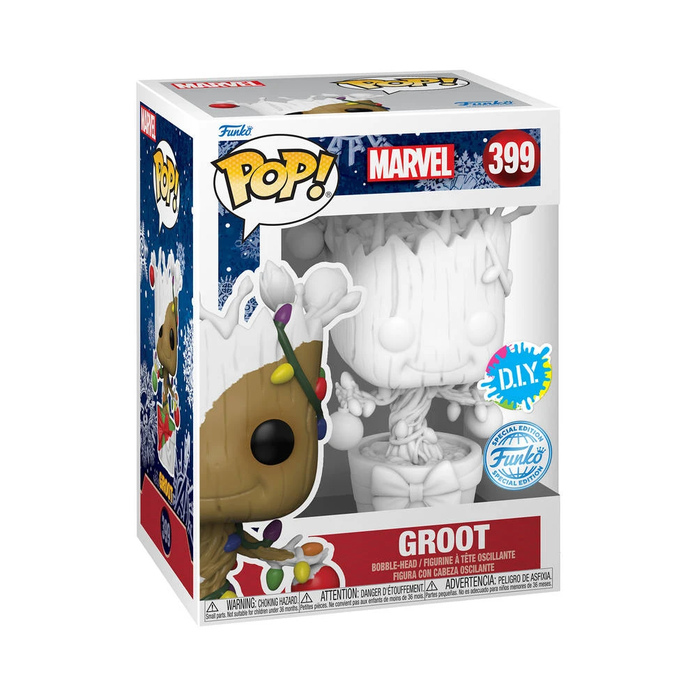 Funko Pop! Figuur Marvel Holiday Groot 3 Funko Pop! Figuur Marvel Holiday Groot - Afbeelding 3