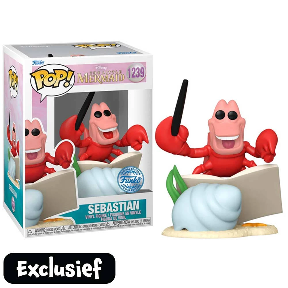 Funko Pop! Figuur Disney The Little Mermaid Sebastian 1 Funko Pop! Figuur Disney The Little Mermaid Sebastian