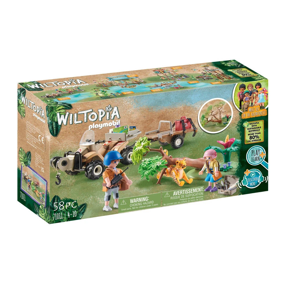 PLAYMOBIL Wiltopia Dierenreddingssquad 71011 1 PLAYMOBIL Wiltopia Dierenreddingssquad 71011