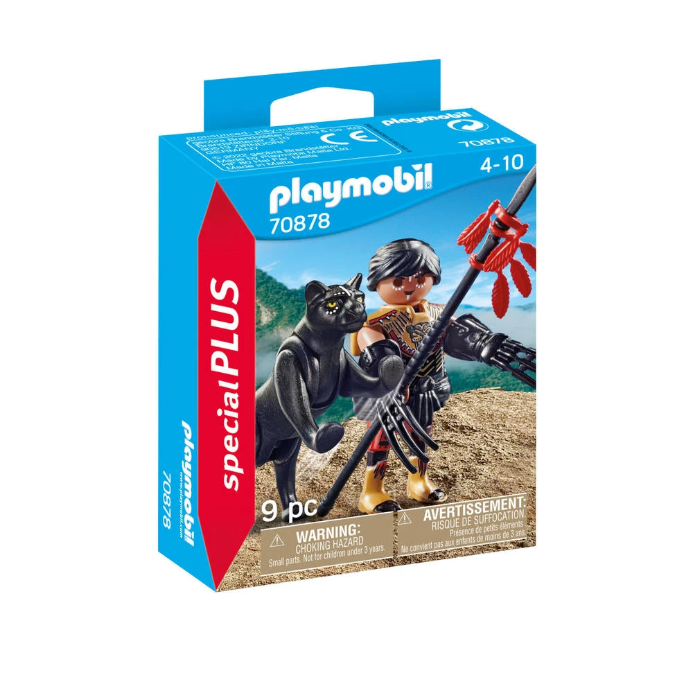 PLAYMOBIL Special Plus Krijger Met Panter 70878 1 PLAYMOBIL Special Plus Krijger Met Panter 70878