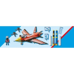 PLAYMOBIL Air Stuntshow Jet Eagle 70832 7 PLAYMOBIL Air Stuntshow Jet Eagle 70832 -Kinderspeelgoedwinkel 1993467 9994b6be