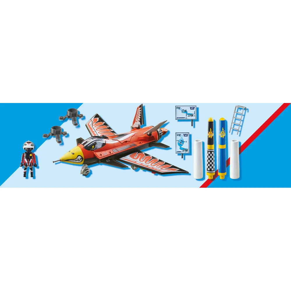 PLAYMOBIL Air Stuntshow Jet Eagle 70832 3 PLAYMOBIL Air Stuntshow Jet Eagle 70832 - Afbeelding 3