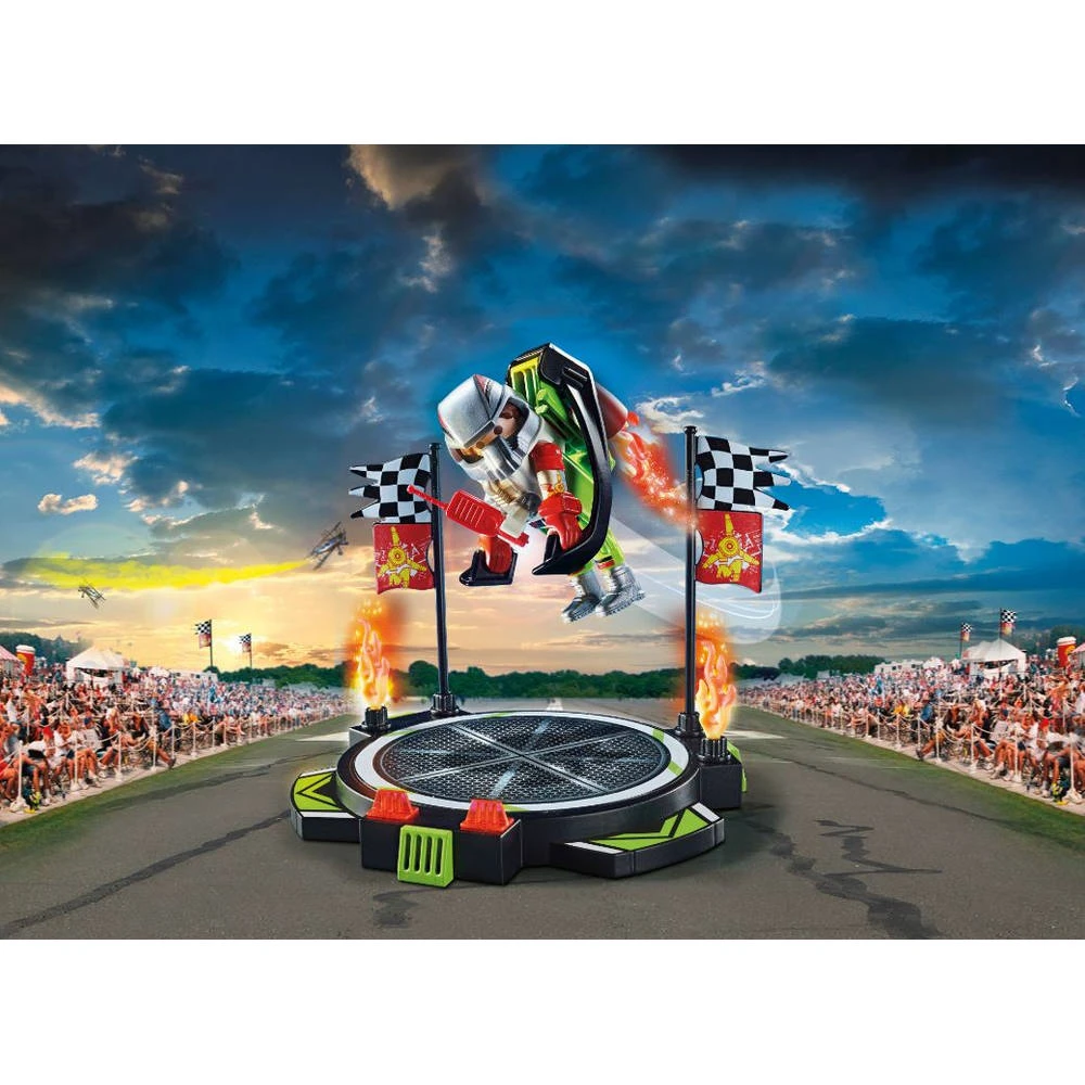 PLAYMOBIL Air Stuntshow Jetpack Vlieger 70836 4 PLAYMOBIL Air Stuntshow Jetpack Vlieger 70836 - Afbeelding 4